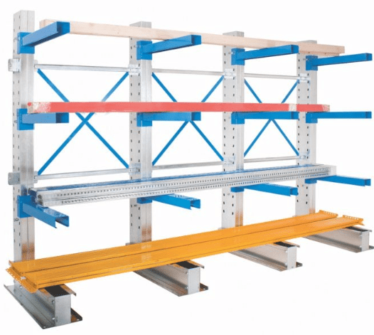 Cantilever Racking Single Sided - UK Pallet Racking