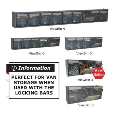 Clear View Bin Complete Storage Container - UK Pallet Racking