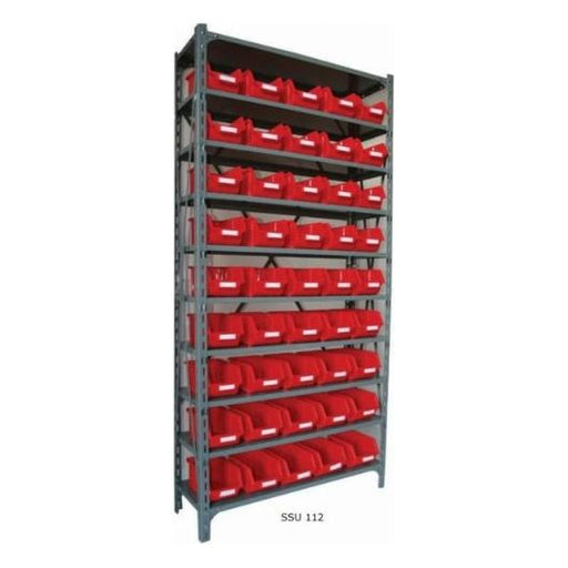 Shelf Unit with Storage Bins - UK Pallet Racking