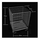 Shop Zinc Square Basket - UK Pallet Racking