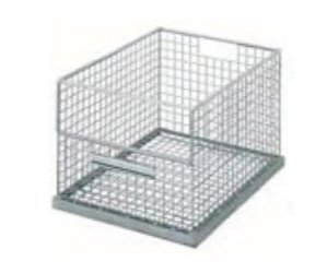 All Mesh Galvanised Storage Stacking Baskets - UK Pallet Racking