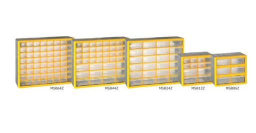 Clear Compartment Storage Boxes For Workshop and Garage Storage - UK Pallet Racking