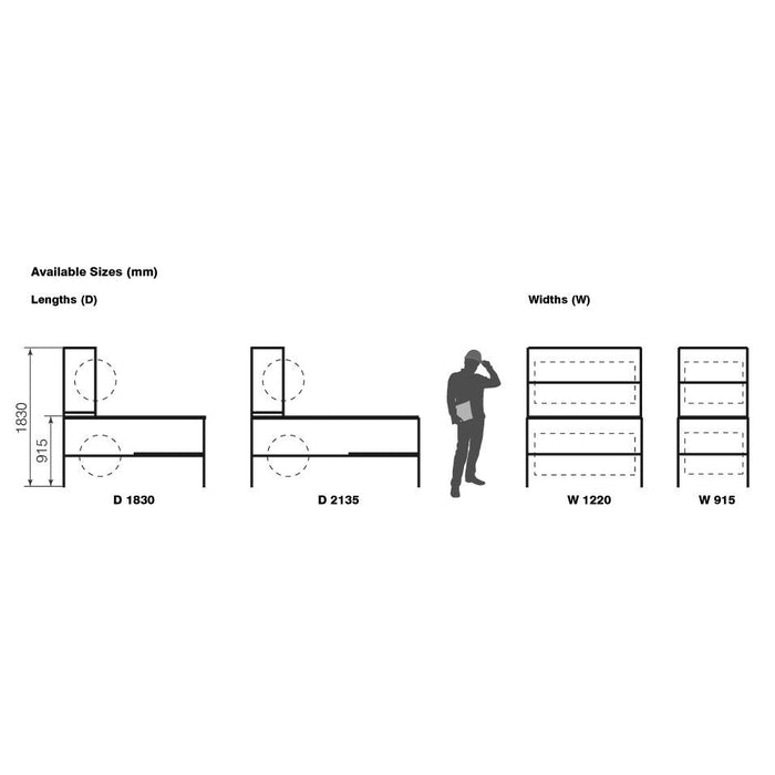 Long Packing Workstation - UK Pallet Racking