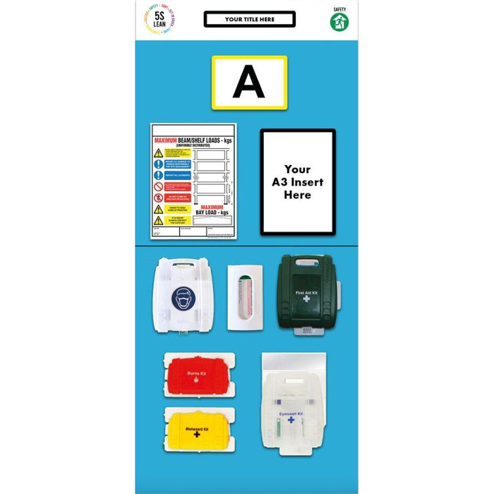 Rack End First Aid Board - UK Pallet Racking