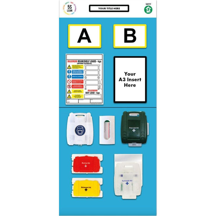 Rack End First Aid Board - UK Pallet Racking