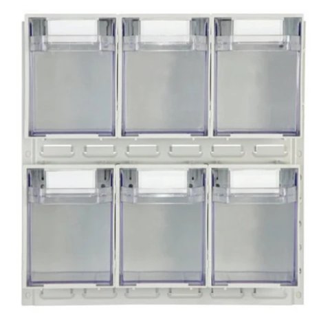 Rhino Tilt Storage Bins With Louvre Panels - UK Pallet Racking