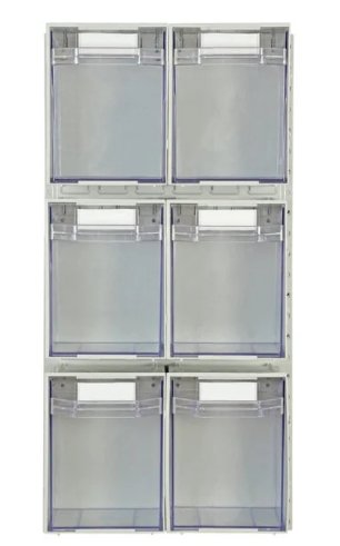 Rhino Tilt Storage Bins With Louvre Panels - UK Pallet Racking