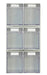 Rhino Tilt Storage Bins With Louvre Panels - UK Pallet Racking