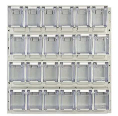 Rhino Tilt Storage Bins With Louvre Panels - UK Pallet Racking