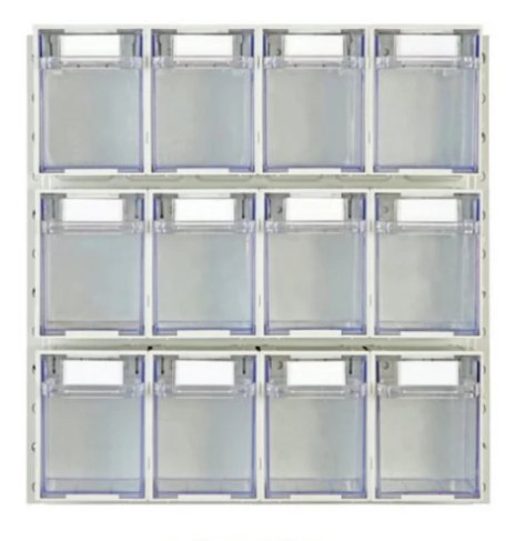 Rhino Tilt Storage Bins With Louvre Panels - UK Pallet Racking