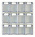 Rhino Tilt Storage Bins With Louvre Panels - UK Pallet Racking