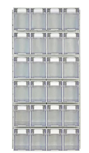 Rhino Tilt Storage Bins With Louvre Panels - UK Pallet Racking