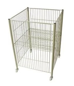 Shop Dump Display Basket On Wheels - UK Pallet Racking