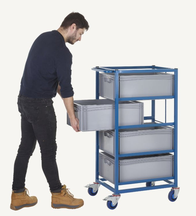 Tray Racks with Containers - UK Pallet Racking