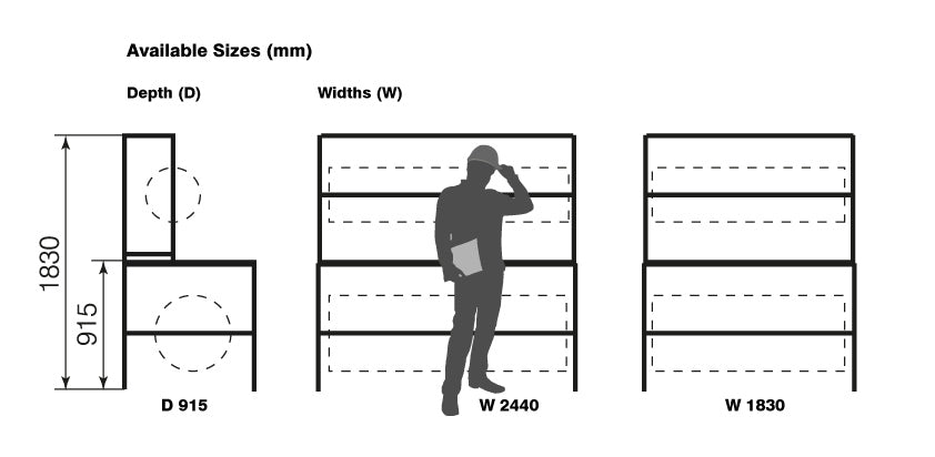Wide Packing Workstation - UK Pallet Racking