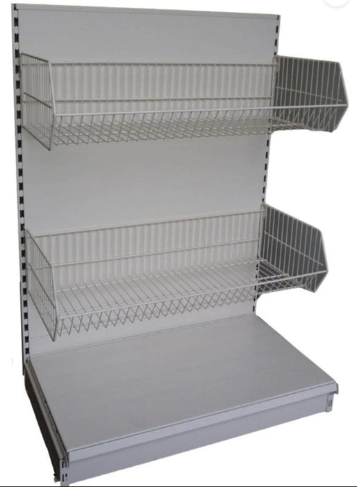 Wire Basket For Shop Shelving - UK Pallet Racking