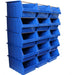 Large Stack and Nest Supra Storage Bins Blue 300 x 425 x 600 - UK Pallet Racking